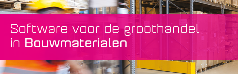 Software groothandel bouwmaterialen